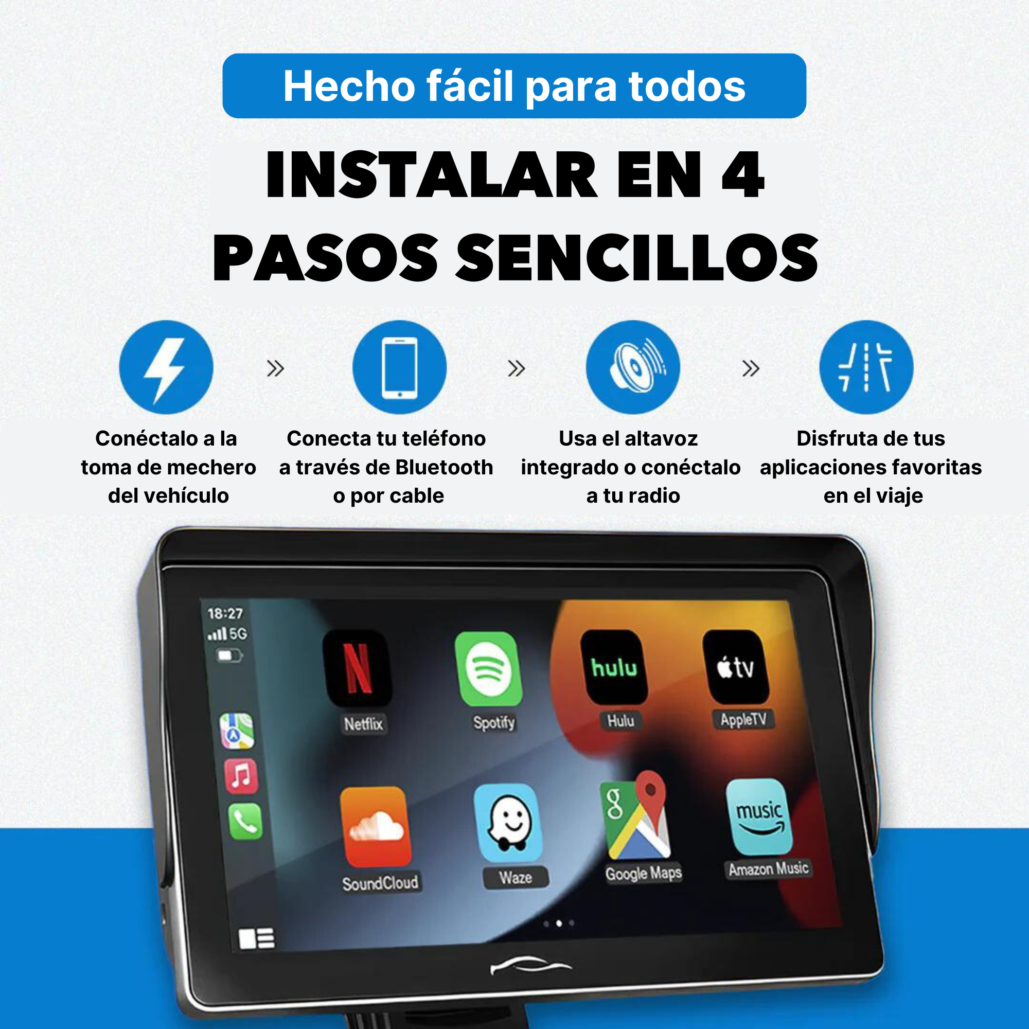 Pantalla Carplay Universal